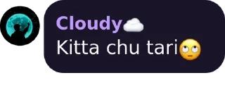 😂 emoji Floating Cloud ☁️☁️ Telegram sticker 24 of 40