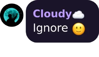 Sticker from Floating Cloud ☁️☁️