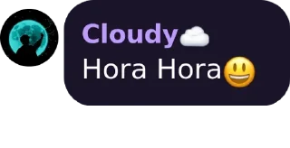 😁 emoji Floating Cloud ☁️☁️ Telegram sticker 15 of 40