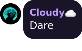 👤 emoji Floating Cloud ☁️☁️ Telegram sticker 6 of 40
