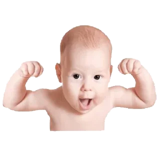 💪 emoji Babies Telegram sticker 21 of 25