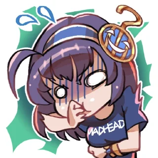 🤮 emoji 小妹小弟貼圖第一彈 Telegram sticker 15 of 42
