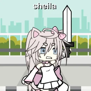 😤 emoji sheila gacha Telegram sticker 6 of 8
