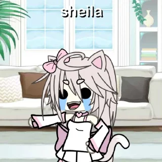 🤣 emoji sheila gacha Telegram sticker 5 of 8