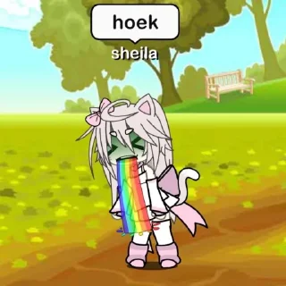 Sticker from sheila gacha