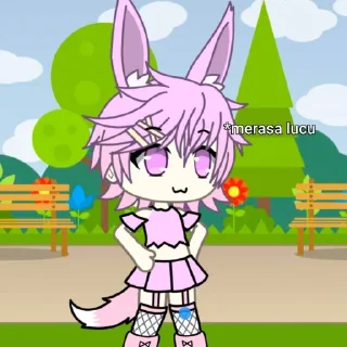 Sticker from gacha cute