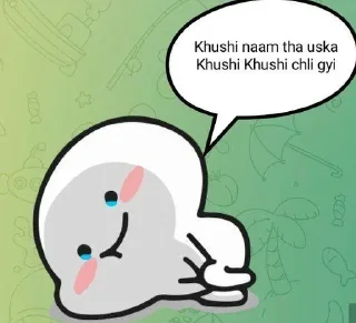 Sticker from Bhag gyi op! @Itz_anixd