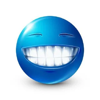 Sticker from blue emoji