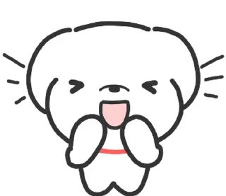 ⭐ emoji doodle baby dog @stickieri Telegram sticker 10 of 24
