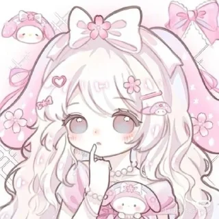 🌟 emoji Pookie Girl :: @Tomioka1314 Telegram sticker 22 of 30