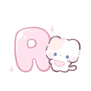 🌟 emoji 🎀Kitty🐾alphab' Telegram sticker 20 of 28