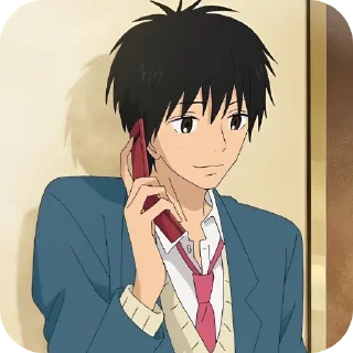 🙂 emoji Sawako & Kazehaya [@KawaiiStickershere] Telegram sticker 14 of 40