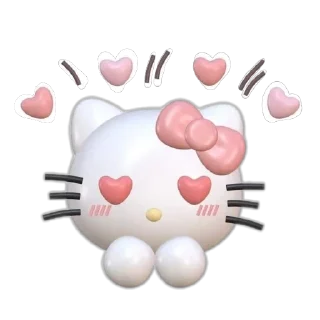 😍 emoji Kitty Telegram sticker 23 of 24