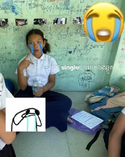 😭 emoji The school Telegram sticker 19 of 47