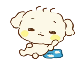 🐕 emoji fluffy dog kumo @stickieri Telegram sticker 14 of 24