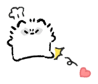 💬 emoji @gmoue! Happy happy Raccoon dog & egg Telegram sticker 23 of 35