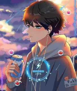 🥤 emoji @Opstickerpacks 😎Boys Anime ✨💖 Telegram sticker 16 of 87