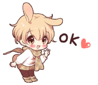 😺 emoji Rabbit Boy — @slyhterin Telegram sticker 24 of 25