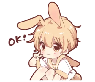 Sticker from rabbit boy 3