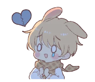 😺 emoji Rabbit Boy — @slyhterin Telegram sticker 17 of 25