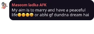 👩‍❤️‍👨 emoji Masoom ladka is not masoom Telegram sticker 14 of 33