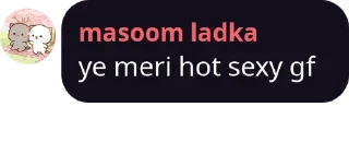 😍 emoji Masoom ladka is not masoom Telegram sticker 9 of 33