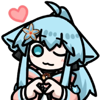 ❤️ emoji 大尾巴狼 @zhaxia_cn Telegram sticker 10 of 16