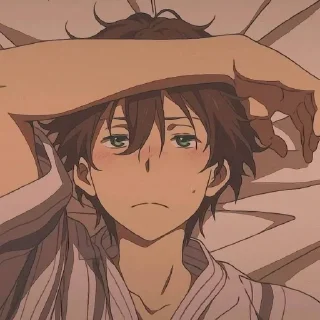 🖤 emoji Houtarou oreki💤 Telegram sticker 10 of 24