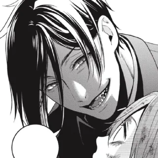 🪱 emoji Sebastian Michaelis Telegram sticker 19 of 80