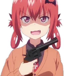 🔫 emoji Anime Reactions @GiyuTomiokaOfficial Telegram sticker 19 of 120