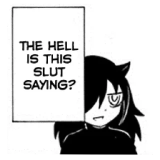 😒 emoji Manga Telegram sticker 12 of 102