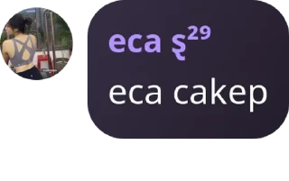 Sticker from eca cakep