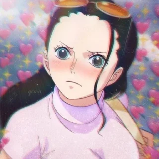 ❤️ emoji Nico Robin × Vellyne Telegram sticker 6 of 25