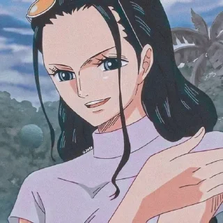 ☎ emoji Nico robin by @Y0NIGU Telegram sticker 22 of 31