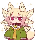 😃 emoji ケモミミちゃん - Renew Telegram sticker 19 of 120
