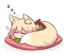 🦊 emoji ケモミミちゃん Telegram sticker 12 of 39