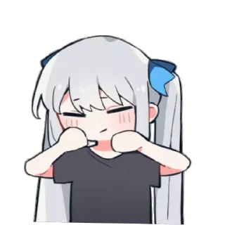 😴 emoji @MiyamotoakiraXD & SHIINA 💘 Telegram sticker 15 of 54