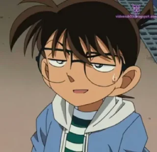 😑 emoji Edogawa Conan @Ran_nee_chan Telegram sticker 5 of 30