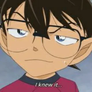 Sticker from Edogawa Conan by @alxagrvr