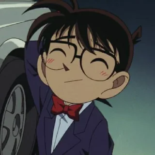 🔎 emoji Edogawa Conan by @alxagrvr Telegram sticker 9 of 56