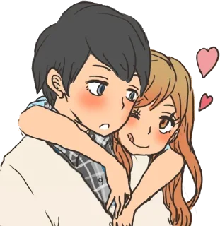 ❤️ emoji Rayn & Ariel 💜 @cutelovestickers Telegram sticker 16 of 41