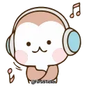 🎵 emoji @pernahadarasacinta's Pack 1 (Animated) Telegram sticker 10 of 50