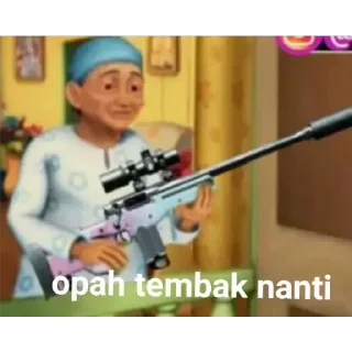 🔫 emoji budak kecil 2 @Pcheng Telegram sticker 17 of 120