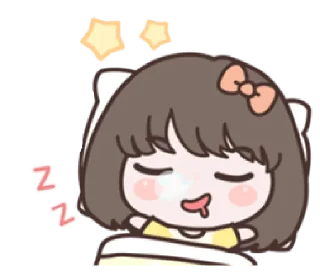 😴 emoji erin pudding | @cutestickers4you Telegram sticker 12 of 36