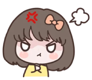 😤 emoji erin pudding | @cutestickers4you Telegram sticker 5 of 36