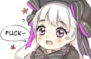 😫 emoji ▼・ᴥ・▼ || @CouplePFP Telegram sticker 24 of 90