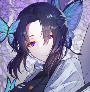 🦋 emoji Shinobu kocho Telegram sticker 9 of 11