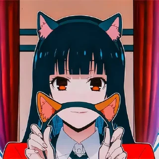 ⛓ emoji Kekegurui @animecuteth Telegram sticker 20 of 43