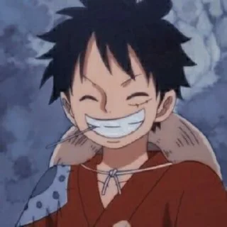 😁 emoji Luffy @animecuteth Telegram sticker 15 of 16