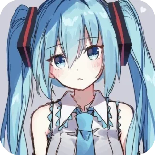 Sticker from Miku
